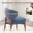 Upholstered Solid Wood Dining Chair-1906293205