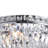 Moronta 3-Light 12-inch Chrome and Crystal Basket Flush Mount