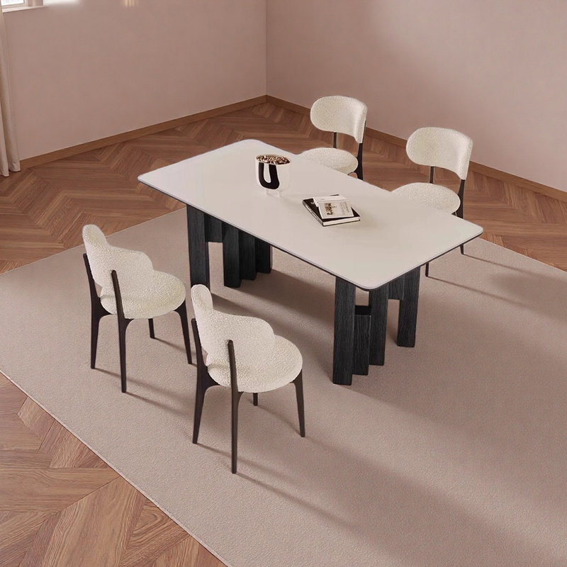 Callaway, Ensemble de cinq pièces : table, quatre chaises, H 29,52 po x L 55,11 po x l 31,49 po