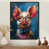 Black Floater Framed Canvas