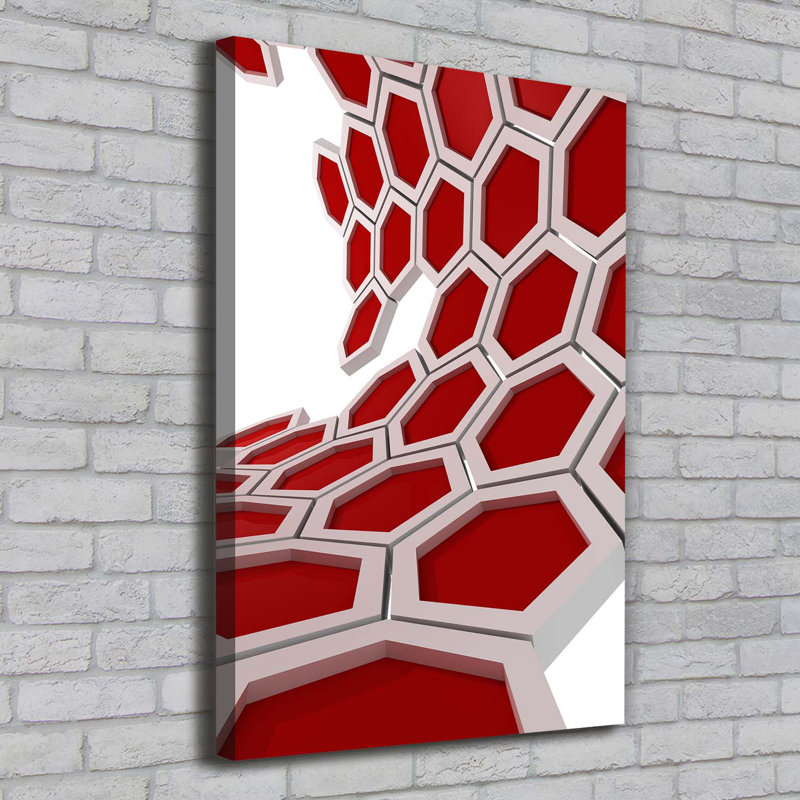 3D Abstraction - Wrapped Canvas Print