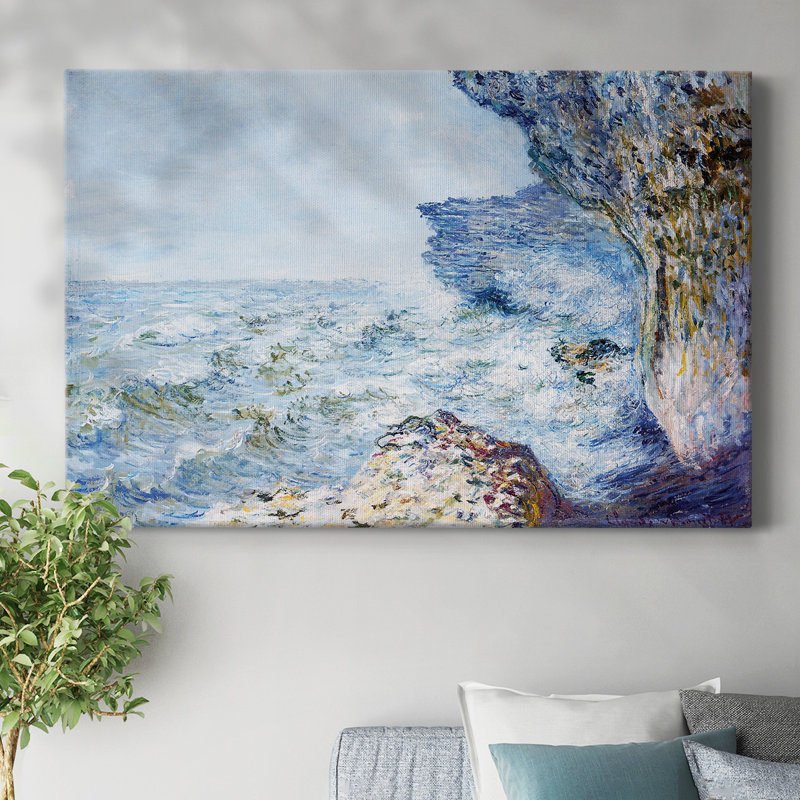 La mer à Fecamp, 1881, toile tendue avec châssis, H 32 po x l 48 po