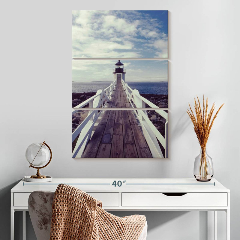 Aletra Lighthouse Path Photography, 32" H x 20" W