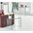 Transparent End Table,Tempered Clear Bent Glass Sidetable