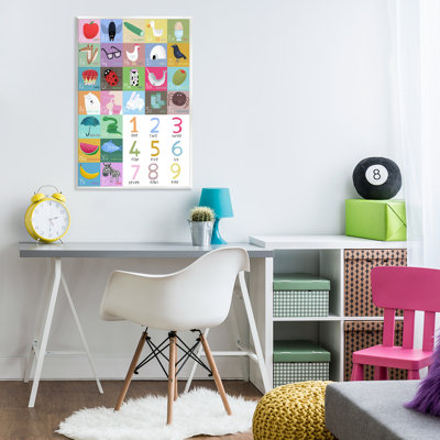 Counting & Alphabet Learning Wall Plaque, design by Carla Daly