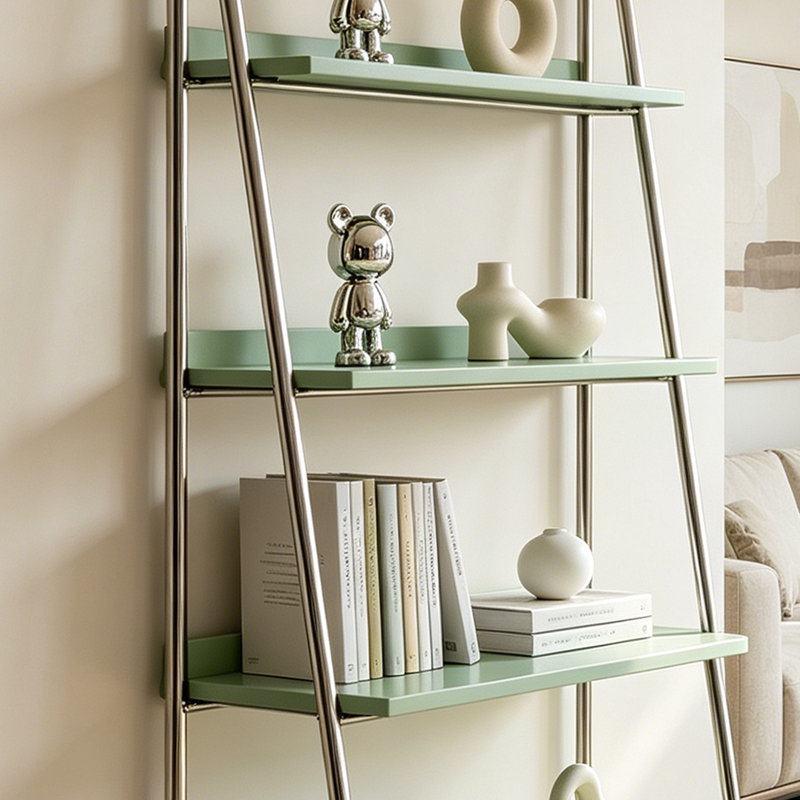 Étagère de présentation en vert menthe, (4 Shelves) 59.06" H x 23.62" W x 13.78" D
