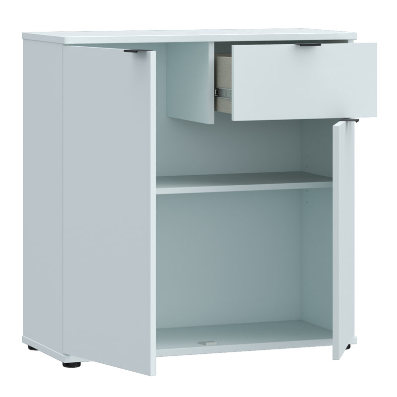 Ganymede Rectangle Accent Cabinet, Light Grey
