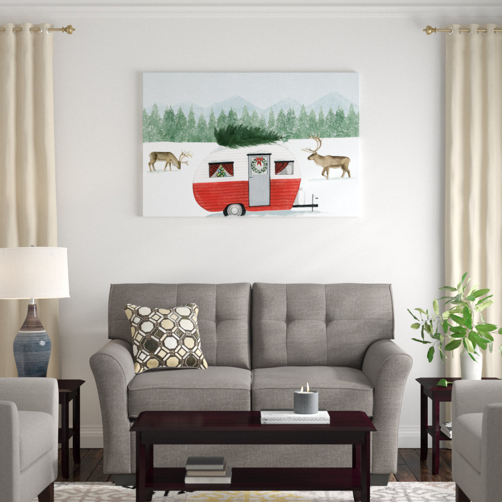 " Camping For Christmas Collection A " by Grace Popp The Holiday Aisle® 