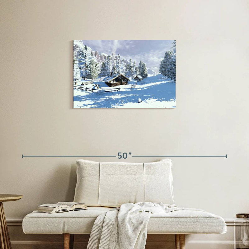 Chalet d'hiver confortable Alvord, H 20 po x l 30 po