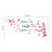 Cothran Text & Numbers Non-Wall Damaging Wall Decal