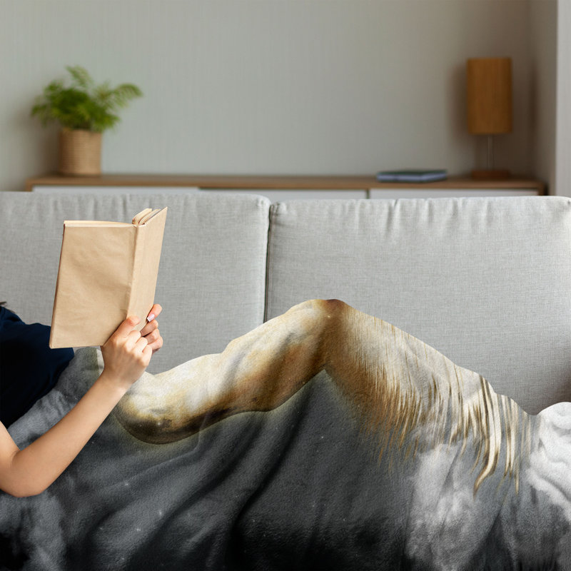 Hand Woven Throw Blanket, 70" x 90"