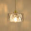 Luminaire suspendu pour îlot de cuisine 1 lumière Modern, abat-jour en verre martelé de 9,05 W, lumière réglable à hauteur réglable E26 pour la salle à manger, la chambre à coucher et le vestibule-129912743