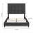 Queen Size Upholstered Platform Bed