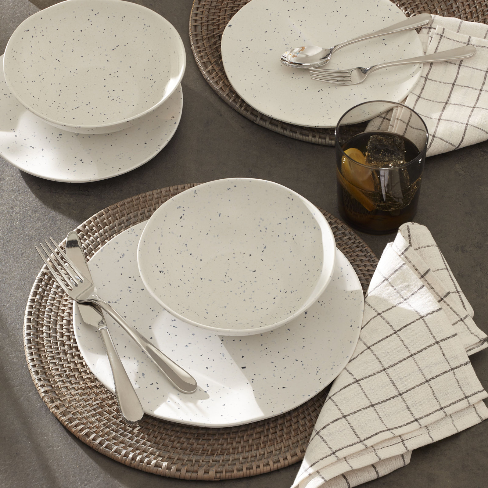 Dinnerware Set, Cream