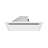 38 Inch 600 CFM Flush Mount Ceiling Island Range Hood, Wall Switch and Dimmable LED's-125353775