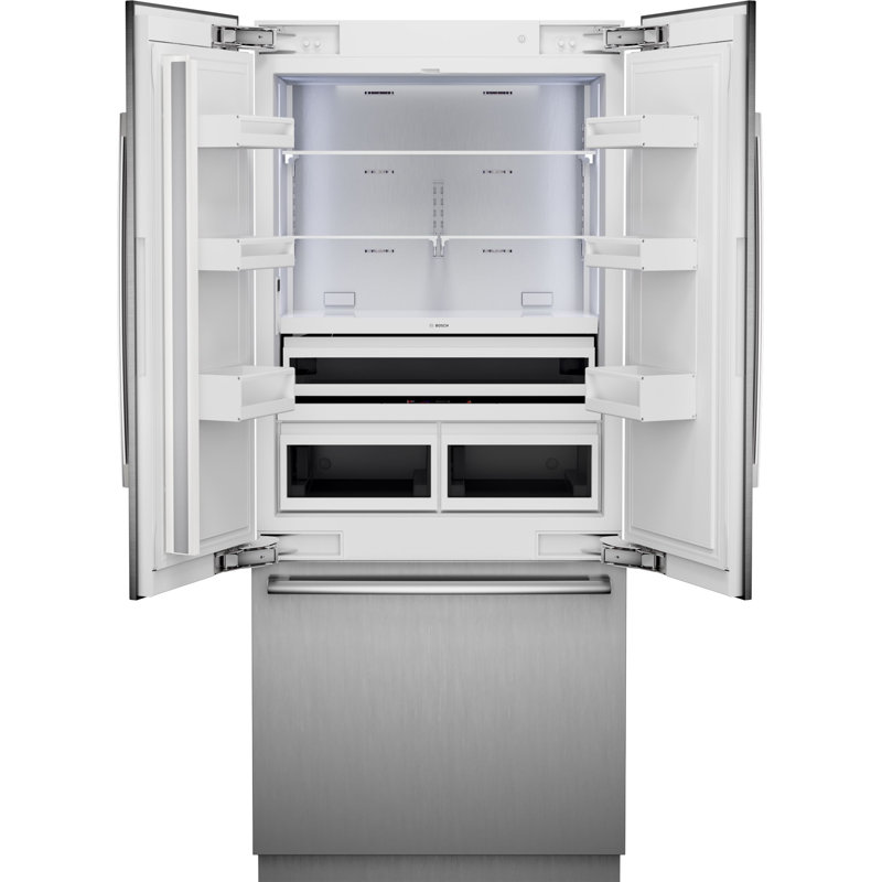 36" Benchmark® Built-In 2-Door Bottom Mount Fridge-Freezer Combination