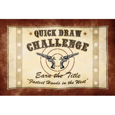 Quick Draw Challenge - Wrapped Canvas Print