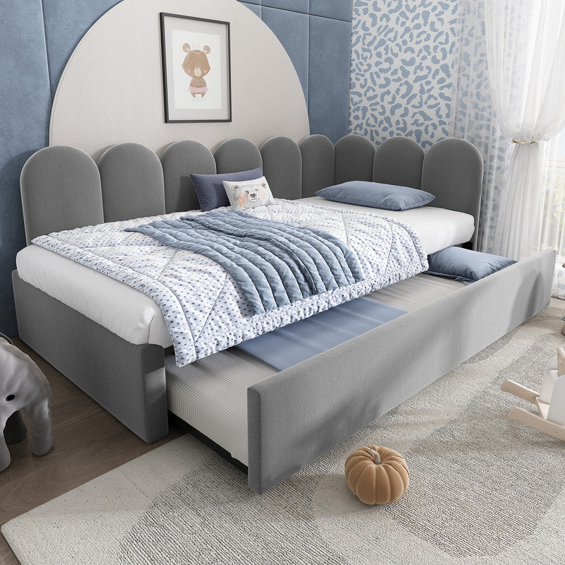 Metal Daybed, Grey