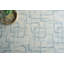 Wool Abstract Area Rug in Light Blue-1390822352