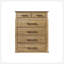 Commode 6 tiroirs - Finition caramel