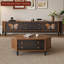 Meuble télé moderne en bois manufacturé noir-1759643901