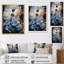 «Blue French Dress Elegance», reproduction sur toile-1017884618-1017884614