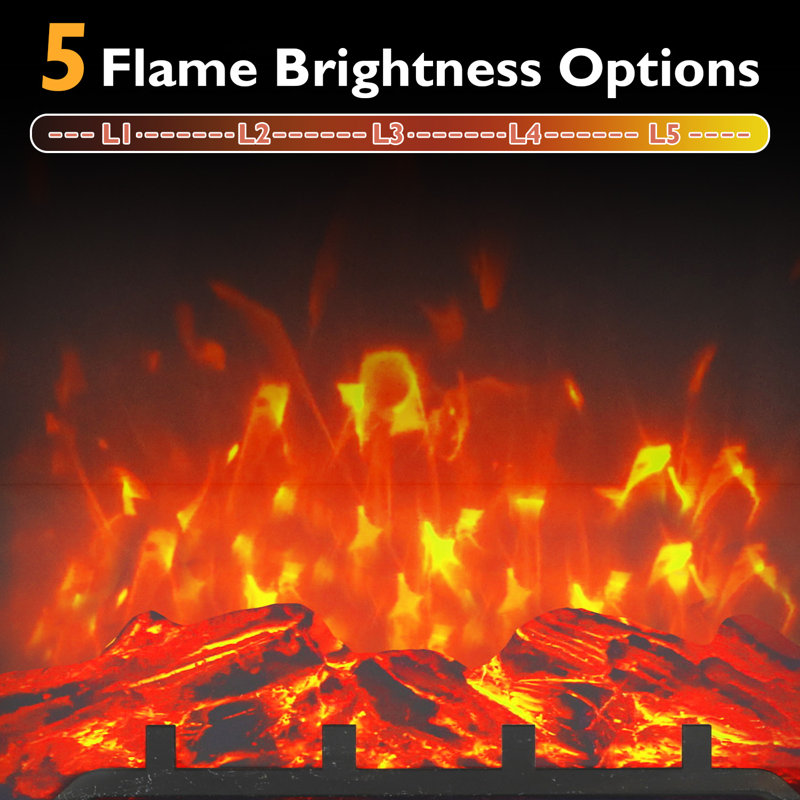 19 Inch Electric Fireplace Insert