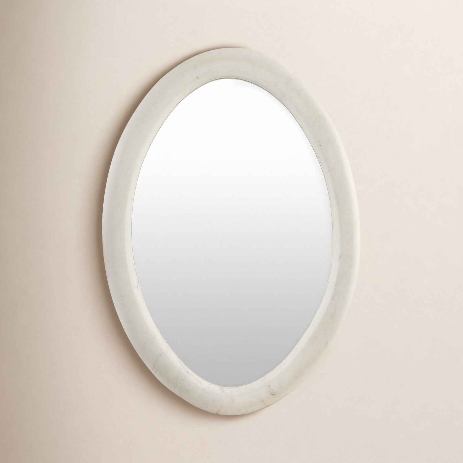 Christie Accent Mirror, 28.5" x 37", Ivory