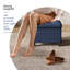 Banc repose-pieds en velours avec rangement amovible Nestl-132127316-132127319