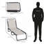 Chaise longue pliante, chaise longue de bronzage, chaise longue d'extérieur avec dossier inclinable à 4 positions-1917780294