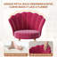 66cm Wide Velvet Barrel Chair Accent Chair with Gold Legs Upholstered Armchair with Padded Seat & Back – Modern Comfy Vanity Chair for Bedroom, Living Room, Makeup Room-552732302