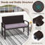 Rattan Garden Bench-209125860
