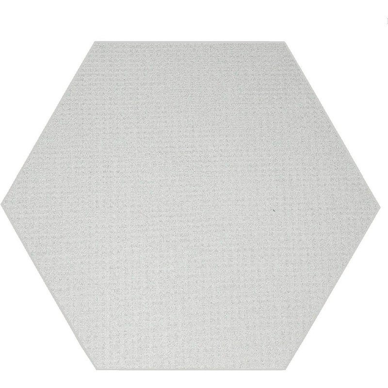 Tapis intérieur / extérieur Iconic - crème ivoire, Hexagone 6 pi