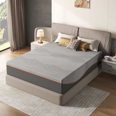 Grand lit, matelas en mousse viscoélastique de 10 pouces