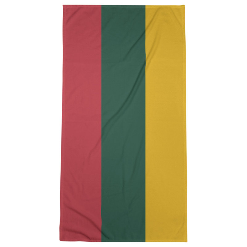 Lightweight Bath Towel, Iron Range Red/Forest Green/Harvest Gold, Microfiber