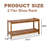 8 Pairs Solid Wood Shoe Rack