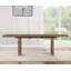Table de salle à manger extensible à double piédestal Iresha