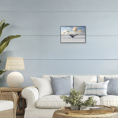 Giclée sur fond de baleine de l'Antarctique, conception de Richard Silver