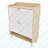 31.5 Inch Nordic Style Shoe Storage Cabinet with 2 Flip Drawers, Freestanding Organizer with Solid Wood Legs for Entryway, Narrow Shoe Rack Cabinet (White and Solid Wood Color Matched)