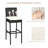 Arayla 6 - Person Acacia Solid Wood Patio Dining Set Rectangular Table with Cushions Included
