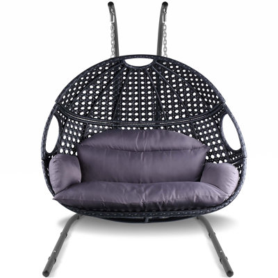 2 Person Swing Chair with Stand