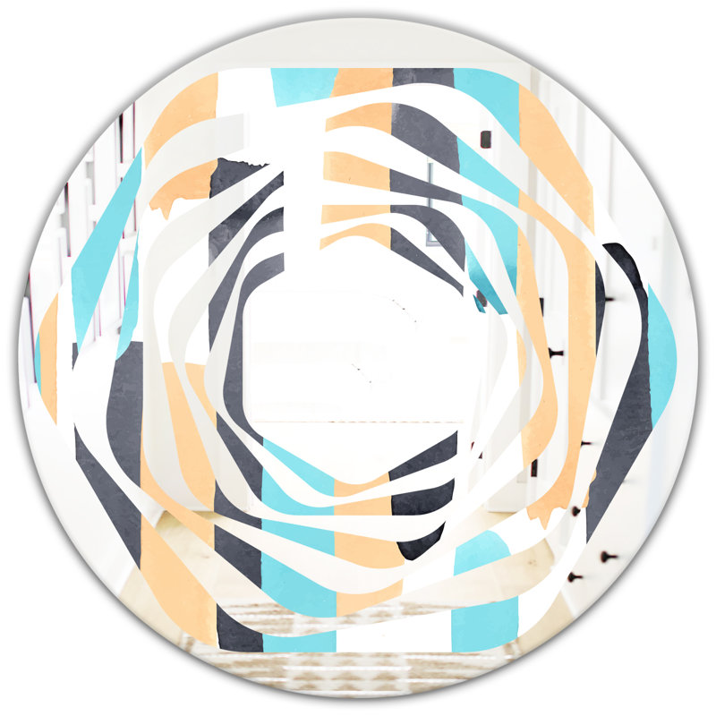 Miroir mural Whirl, H 31,5 po x l po