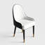 Chaise d'appoint en fer Nadel-1243802397