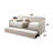 Jagger Fog Fabric Daybed W/Trundle