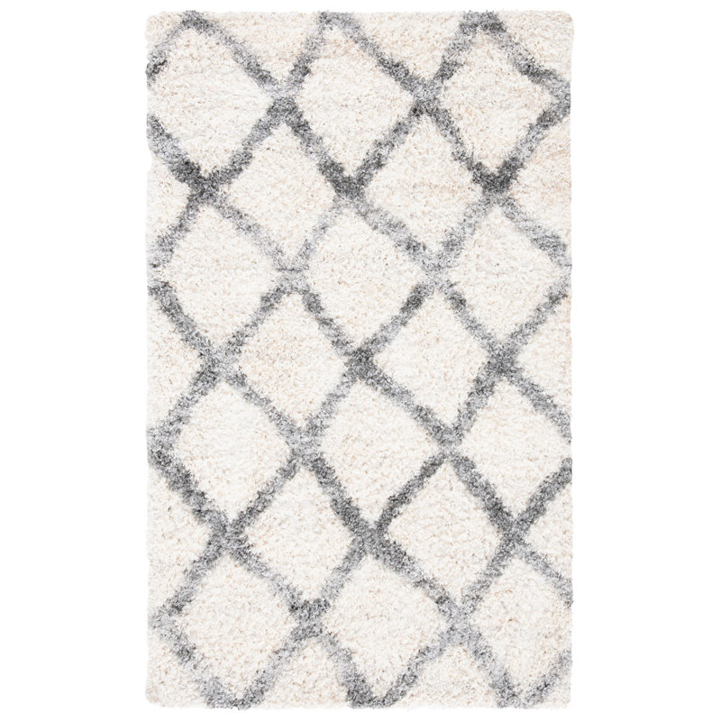 Nowakowski Shag 200 Performance Geometric Rug, Rectangle 2' x 4'