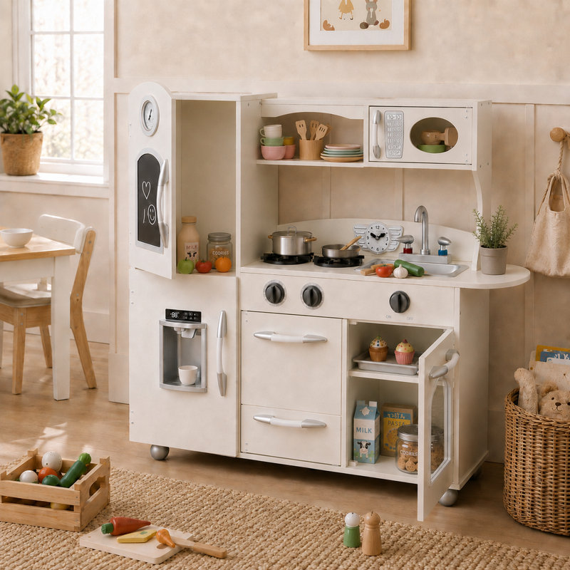  - Little Chef Westchester Retro Play Kitchen, White