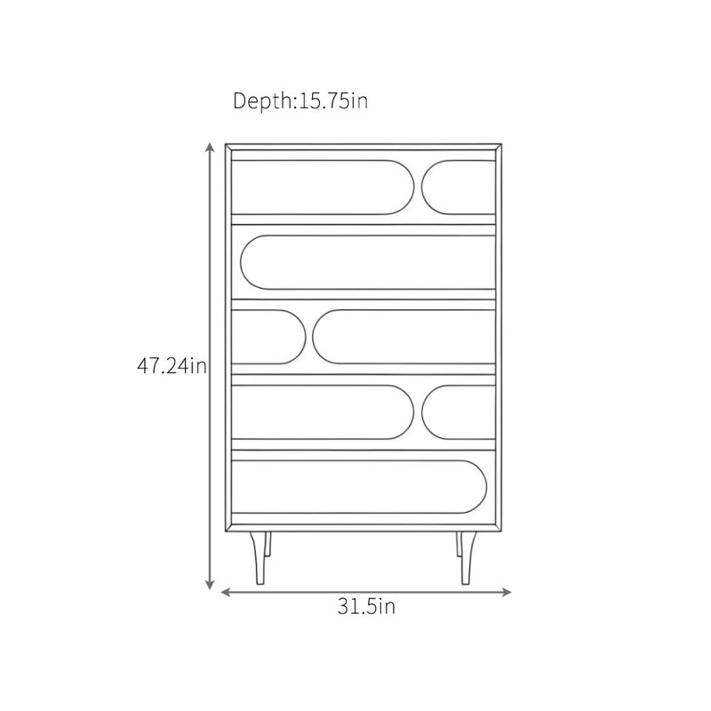 Retro Restaurant Sideboard, Black