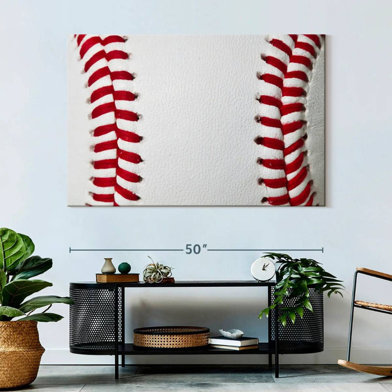 Sireci Baseball Stitching, 34" H x 51" W