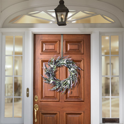Faux Lavender Polyester 24'' Wreath