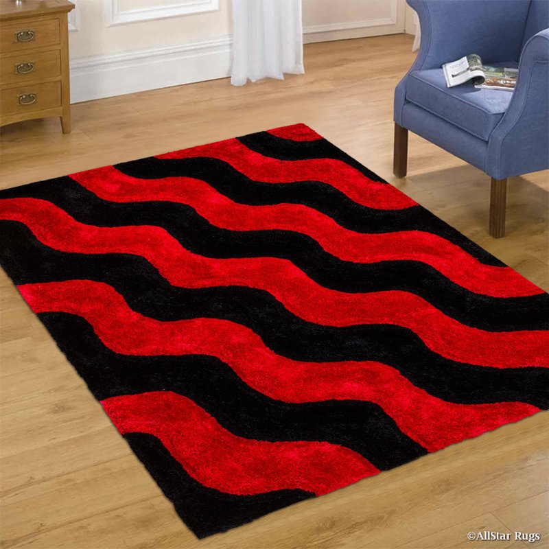 Striped Indoor Rug, 5' x 7'
